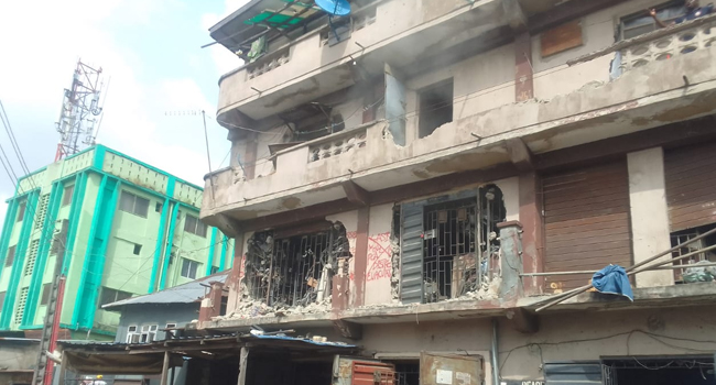 Lagos Govt begins demolition of distressed buildings in Oyingbo